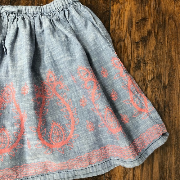 Crazy 8 Chambray Skirt Size S (5-6) - Picture 3 of 5